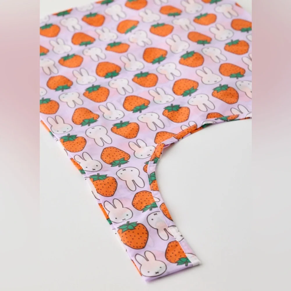 BAGGU X MIFFY Standard Strawberry Print Reusable Tote Bag NEW NWT - Picture 3 of 4